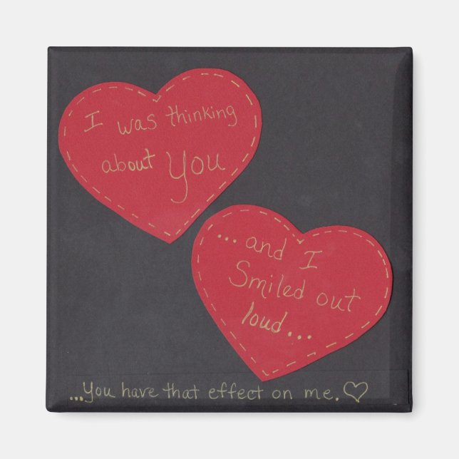 Magnet - Ich dachte über dich nach und lächelte.. (Vorne)