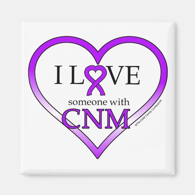 Magnet - Ich Liebe jemanden mit CNM (Vorne)
