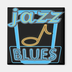 Magnet-Jazz Blues-Musik Magnet