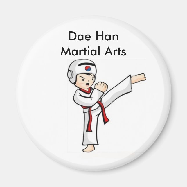 Magnet Junge kicken (Vorne)