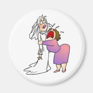 Magnet: Junge Mutter der Braut Magnet