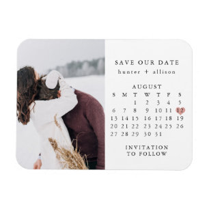 Magnet   Kalender Save the Date