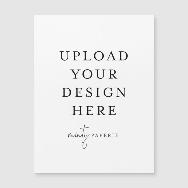 Magnet-Karte 4,25" x 5,6"-Portrait Magnetkarte (Vorderseite)