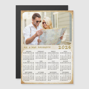 Magnet-Karte für 2026 Kalender Benutzerdefiniertes Magnetkarte