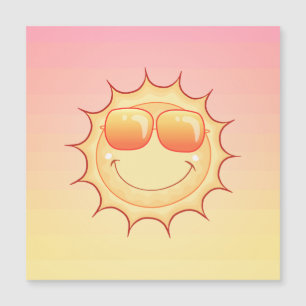 Magnet-Karte für Sunset Magnetkarte