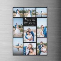 Magnet-Karte zum Hochzeitstag Foto