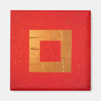 Magnet Kühlschrank Rotes Einzeldesign