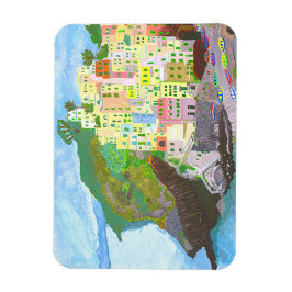 Magnet Landschaft Italien gemalt