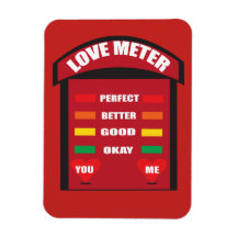 Magnet "Liebe Meter"