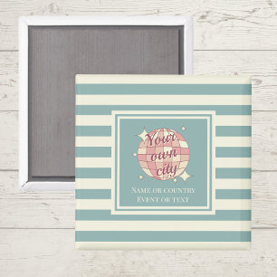 Magnet Lieblings-Stadt Name Souvenir