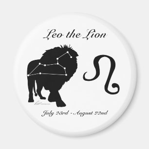 Magnet Löwe-Konstellations-/Tierkreis