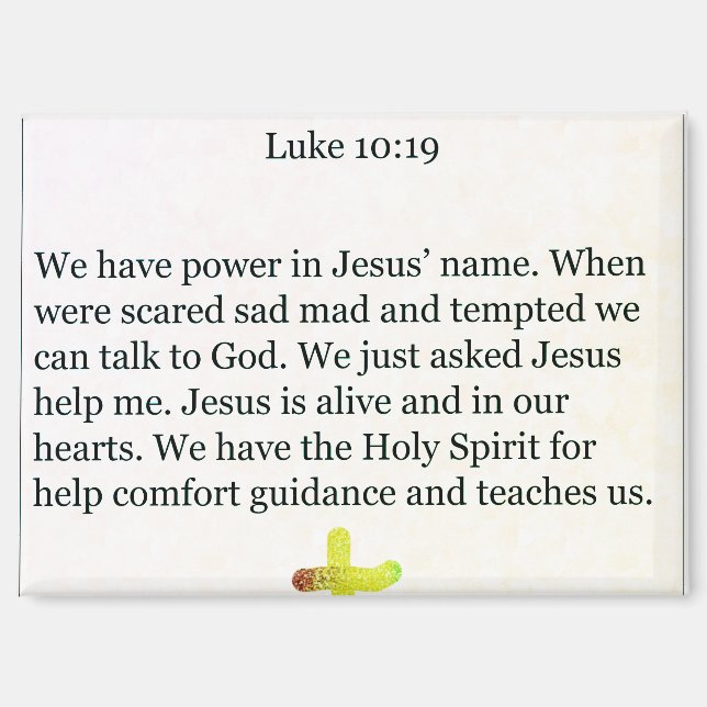 magnet-luke 10;19 magnet (Vorderseite)