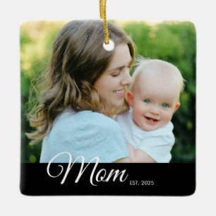 Magnet-Mama Gegründet Foto Muttertagsgeschenk Keramikornament