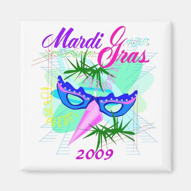 Magnet-Mardi Gras Magnet (Vorne)