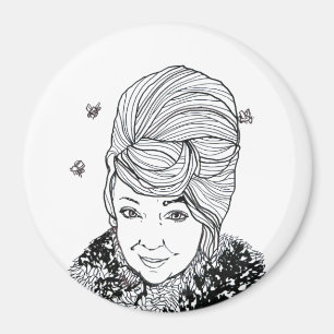 Magnet: Marilyn mit einem Bienenstockhaar Magnet