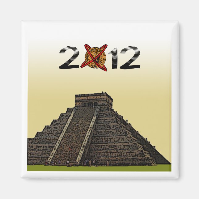 Magnet "Mayan Chichen Itza Kukulkan" 2012 (Vorne)