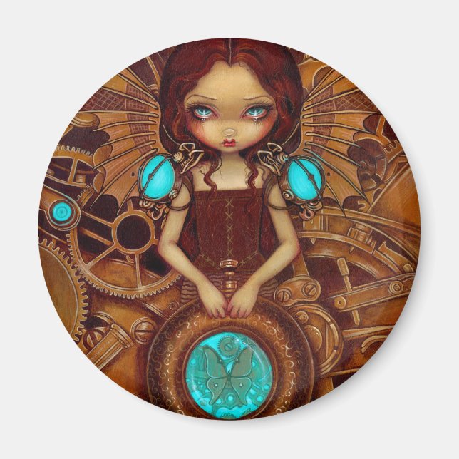 Magnet "Mechanischer Engel I" (Vorne)