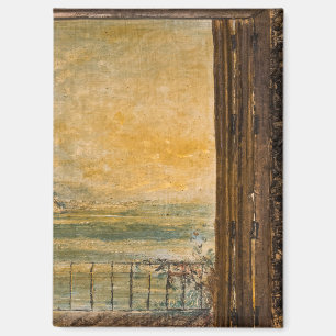 Magnet - Meerblick Acryl auf Holzmalerei