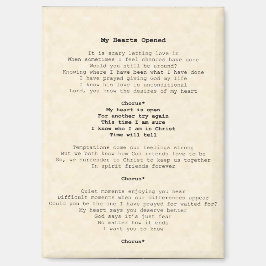 Magnet ; Mein Herz wird geöffnet