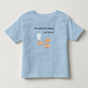 Magnet Milch und Cookies Kleinkind T-shirt