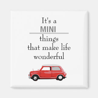 Magnet Mini Cooper Rot Mini Sachen