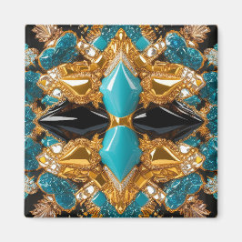 Magnet mit Bahamas Farbdesign