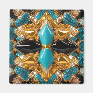Magnet mit Bahamas Farbdesign