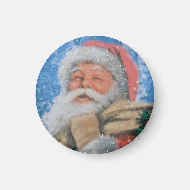 Magnet mit dem Weihnachtsmann (Vorne)