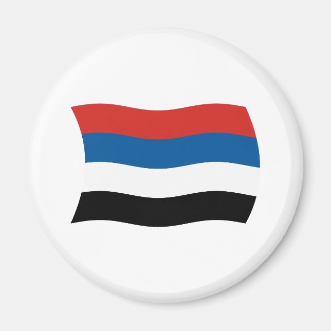 Magnet mit der Flagge der indigenen Völker Kolumbi (Vorne)