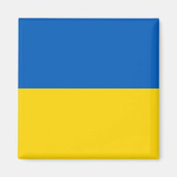 Magnet mit der Flagge der Ukraine