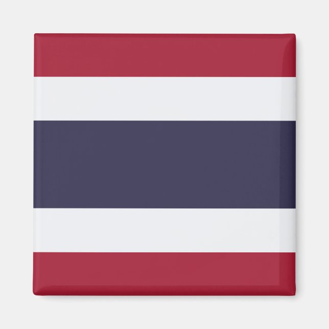 Magnet mit der Flagge Thailands (Vorne)