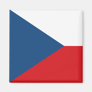 Magnet mit der Flagge Tschechiens