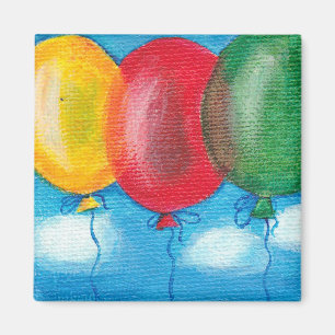 Magnet mit drei Ballonen