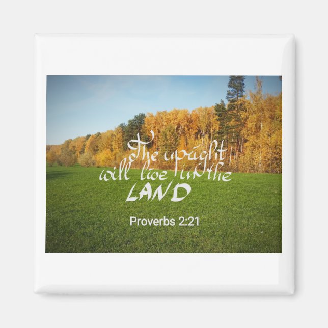 Magnet mit einem Bibelverse (Vorne)