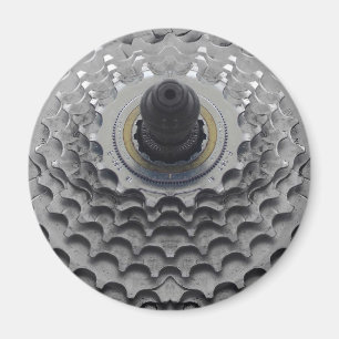 Magnet mit Fahrrad-Kettenrad