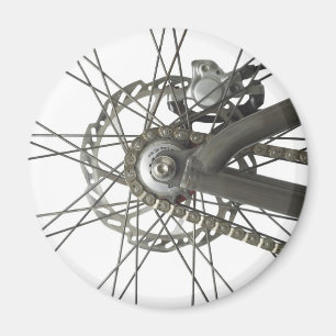 Magnet mit Fahrrad-Rückseiten-Rad