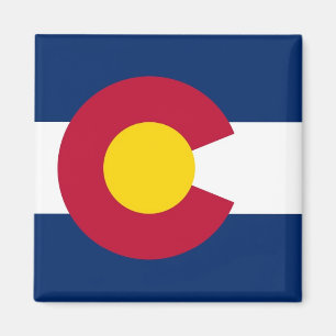 Magnet mit Flag Colorado Staat - USA