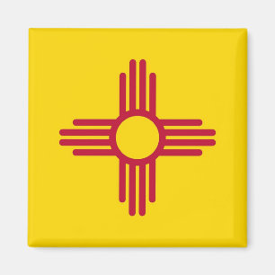 Magnet mit Flag New Mexico Staat - USA