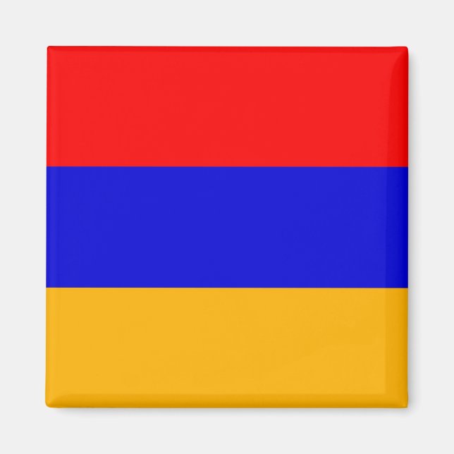 Magnet mit Flagge Armeniens (Vorne)