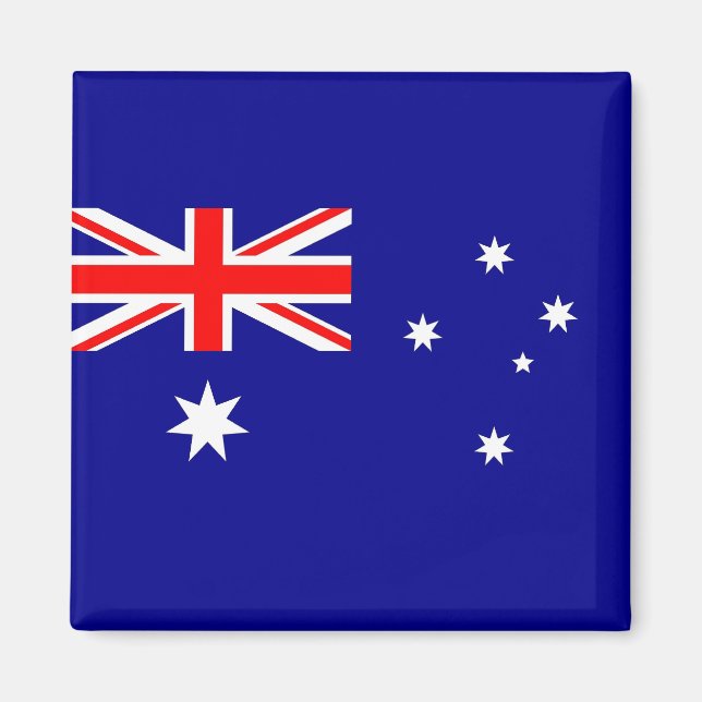 Magnet mit Flagge Australiens (Vorne)