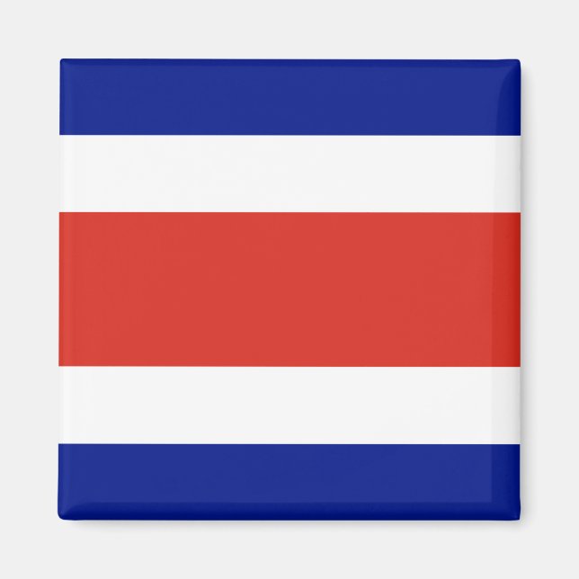 Magnet mit Flagge Costa Ricas (Vorne)