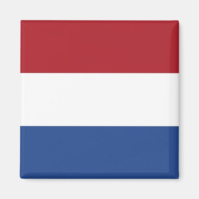 Magnet mit Flagge der Niederlande (Vorne)