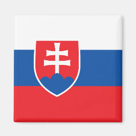 Magnet mit Flagge der Slowakei