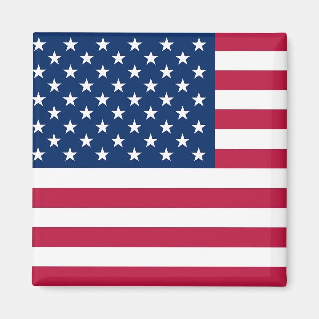 Magnet mit Flagge der USA (Vorne)