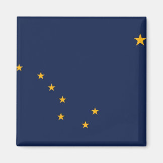 Magnet mit Flagge des Staat Alaska - USA