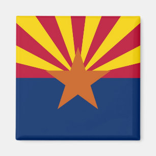 Magnet mit Flagge des Staat Arizona - USA