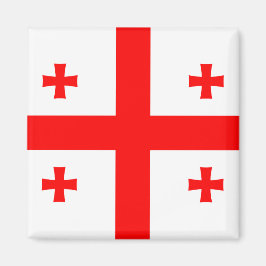 Magnet mit Flagge Georgiens