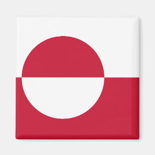 Magnet mit Flagge Grönlands