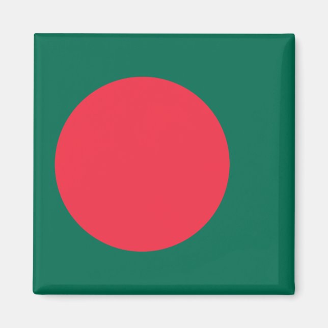 Magnet mit Flagge in Bangladesch (Vorne)