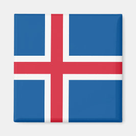 Magnet mit Flagge Islands